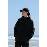 Unisex Jacket Retro Mechanical Style Shell Jacket Boys Hooded Jacket